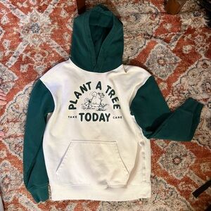 Green and White Snoopy Sweatshirt